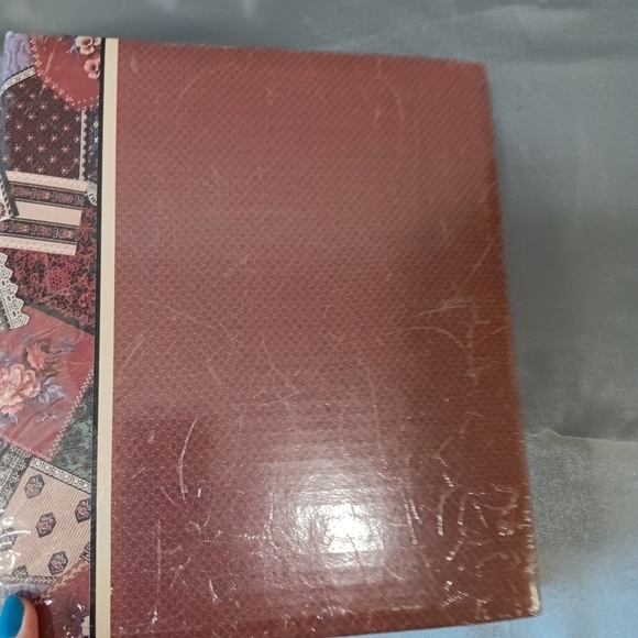 VTG Photograph Scrapbook Album Multicolored Cover 80 pgs memento memory Granny - Picture 3 of 8